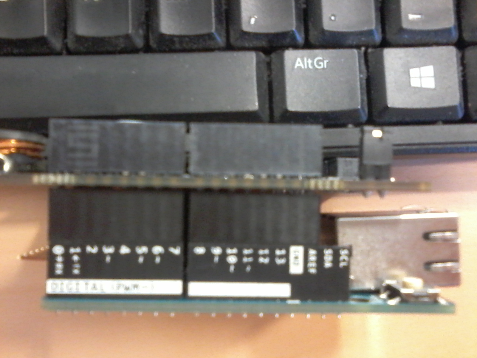 Arduino Ethernet + 4-20mA board on top of it (2)