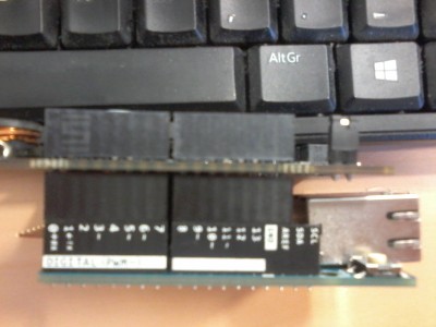 Arduino Ethernet + 4-20mA board on top of it (2) Arduino Ethernet + 4-20mA board on top of it (2)