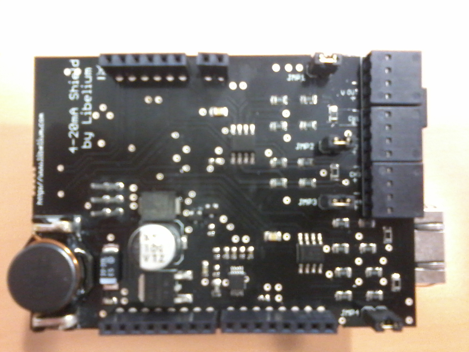 Arduino Ethernet + 4-20mA board on top of it (3)